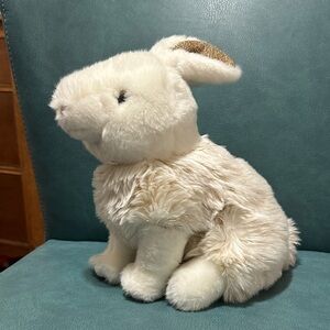 Plush White Bunny Toy